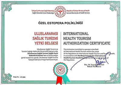 Health Tourism Authorization Certificate