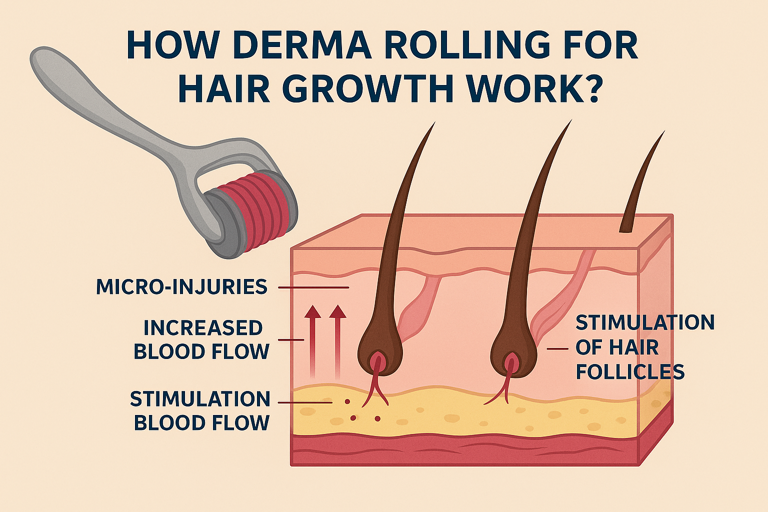 How Does Derma Rolling for Hair Growth Work? 1 How Does Derma Rolling for Hair Growth Work?